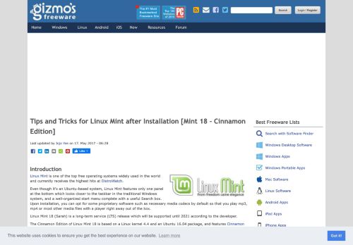 
                            12. Tips and Tricks for Linux Mint after Installation [Mint 18 - Cinnamon ...