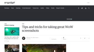 
                            12. Tips and tricks for taking great WoW screenshots - Engadget