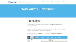 
                            9. Tips and Tricks - Website mit Homepage-Baukasten erstellen