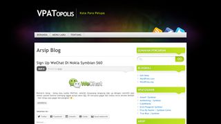 
                            4. tips bagi yang gagal sign up wechat | VPATopolis