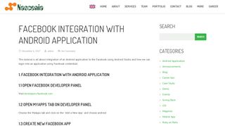 
                            8. Tips on how to Integrate Facebook with Android Application - Nascenia