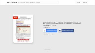 
                            9. TIPS PENGGUNAAN LPSE BAGI PENYEDIA DAN NON PENYEDIA ...