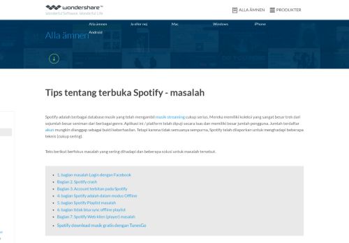 
                            11. Tips tentang terbuka Spotify