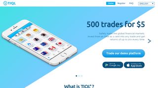 
                            1. TIQL® 500 trades for $5