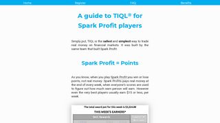 
                            2. TIQL for Spark Profit players