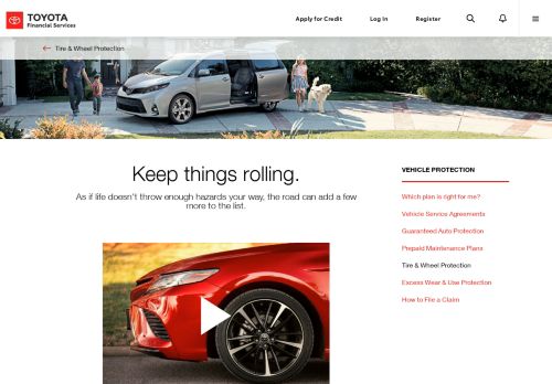 
                            7. Tire & Wheel Protection | Toyota Financial