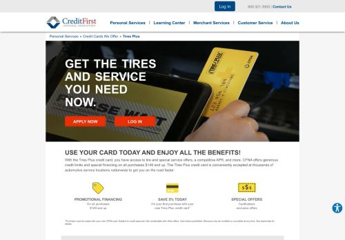 
                            12. Tires Plus - Automotive Credit Card | CFNA