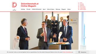 
                            7. Tiroler Landeshauptmann zu Besuch in der DolomitenBank ...