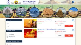 
                            10. Tirupati - Railways Tourism, Retiring Rooms, Holidays Customized ...