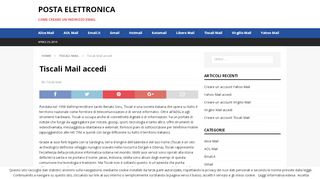 
                            5. Tiscali Mail accedi - Posta Elettronica