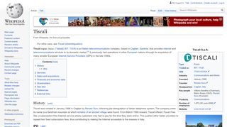 
                            8. Tiscali - Wikipedia