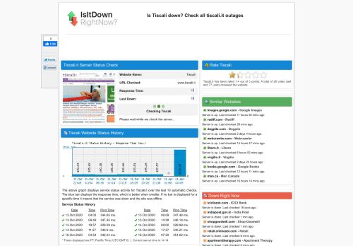 
                            9. Tiscali.it - Is Tiscali Down Right Now?