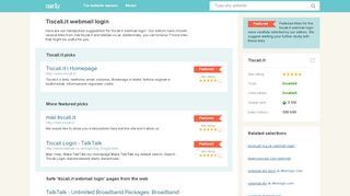
                            10. Tiscali.it webmail login - Sur.ly