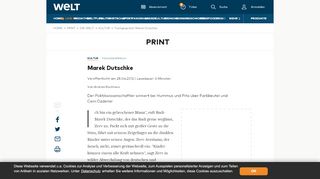 
                            11. Tischgespräch: Marek Dutschke - WELT