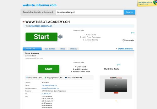 
                            3. tissot-academy.ch at WI. Tissot Academy - Website Informer