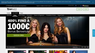 
                            4. Titan Bet - Live Casino Betting - Titanbet.it