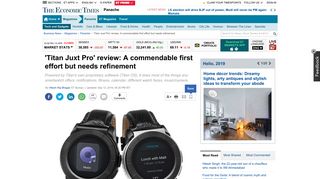 
                            9. 'Titan Juxt Pro' review: A commendable first effort but needs refinement ...