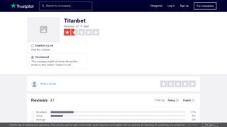 
                            12. Titanbet Reviews | Read Customer Service Reviews of titanbet.co.uk