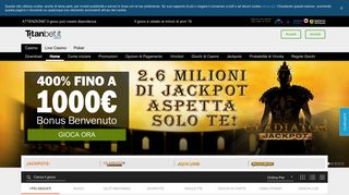 
                            8. Titanbet.it - Il casinò online con il Bonus Benvenuto più alta del web ...