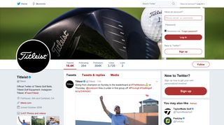 
                            7. Titleist (@Titleist) | Twitter