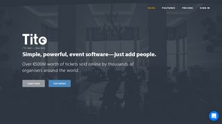 
                            6. Tito | Simple, powerful, event software