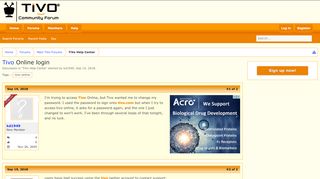 
                            8. Tivo Online login | TiVoCommunity Forum