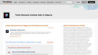 
                            12. Tizeti Network Limited Jobs and Vacancies in Nigeria February 2019 ...