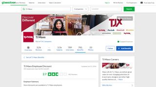 
                            7. TJ Maxx Employee Benefit: Employee Discount | Glassdoor