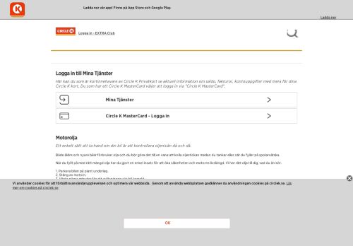 
                            9. Tjänster - Circle K Sverige AB