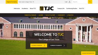
                            1. TJC - Tyler Junior College - Tyler, TX