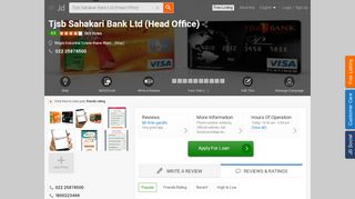 
                            10. Tjsb Sahakari Bank Ltd (Head Office), Wagle Industrial Estate-Thane ...