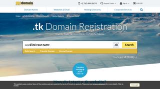 
                            4. .tk Domains Registration - .tk Domains - Tokelau Domain ... - 101Domain