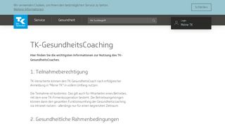 
                            6. TK-GesundheitsCoaching | Die Techniker