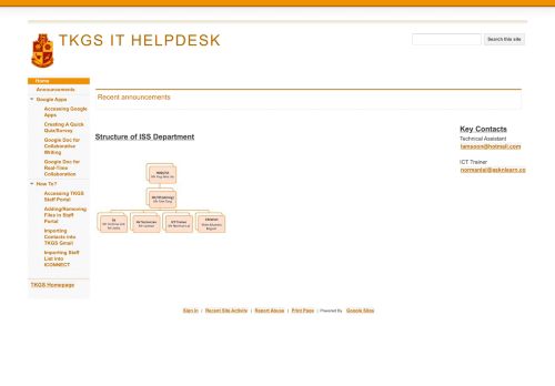 
                            13. TKGS IT HELPDESK - Google Sites