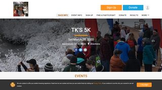 
                            12. TK'S 5K - RunSignup