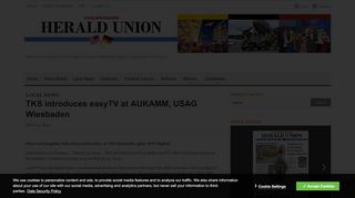
                            7. TKS introduces easyTV at AUKAMM, USAG Wiesbaden | Herald Union