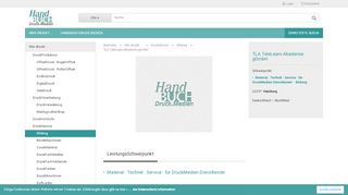 
                            7. TLA TeleLearn-Akademie gGmbH - HandBuch Druck.Medien
