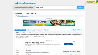 
                            2. tlcnet.co.in at WI. TLC Universal Private Limited - Website Informer