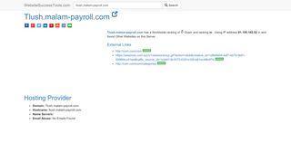 
                            9. Tlush.malam-payroll.com Error Analysis (By Tools)