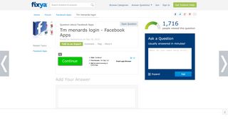 
                            13. Tm menards login - Fixya