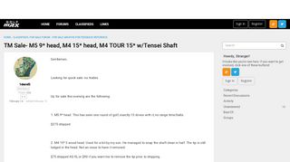 
                            9. TM Sale- M5 9* head, M4 15* head, M4 TOUR 15* w ...