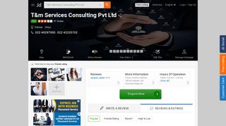 
                            5. T&m Services Consulting Pvt Ltd - Justdial