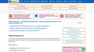 
                            6. TMB Recruitment 2017 2018 at www.tmbnet.in Tamilnad Mercantile ...