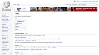 
                            9. TMB - Wikipedia