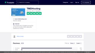 
                            9. Tmdhosting Reviews | Read Customer Service Reviews of www ...