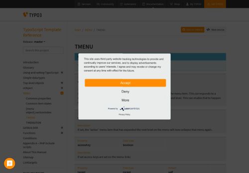 
                            5. TMENU — TypoScript Reference latest (9-dev) documentation