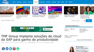 
                            11. TMF Group implanta soluções de cloud da SAP para ganho de ... - Segs