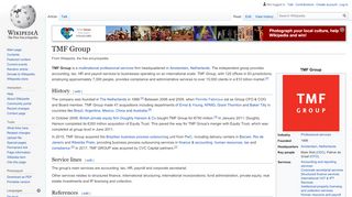 
                            11. TMF Group - Wikipedia