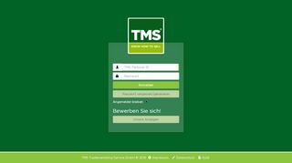 
                            1. TMS Servicekräfte Portal