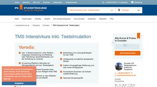 
                            13. TMS Vorbereitung: Intensivkurs inkl. Testsimulation in Dresden